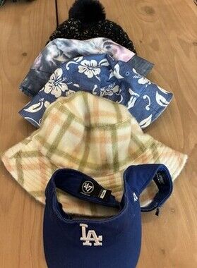 Teen/tween/junior Hat Bundle Lot Set Of 5